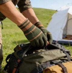 4 Çift Yeşil Renk Çok Maksatlı Eldiven Unisex (Standart Beden)