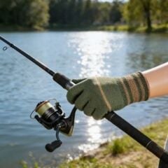 4 Çift Yeşil Renk Çok Maksatlı Eldiven Unisex (Standart Beden)