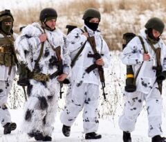 Ukrayna Ordusu Kar Kamuflaj Alt Üst Elbise Unisex (Standart Beden) Sıfır Ürün