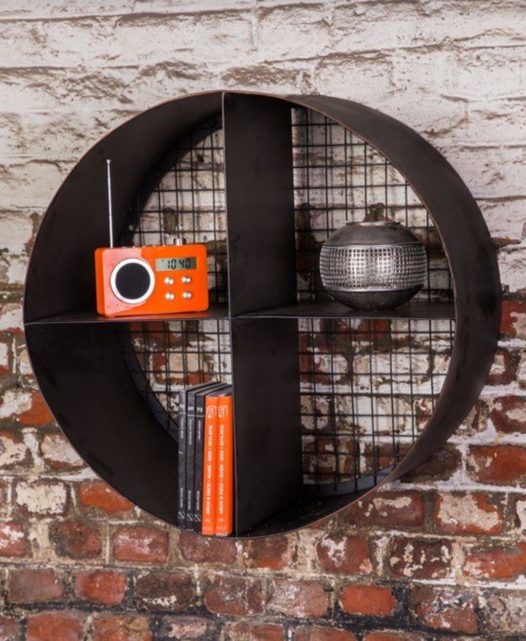 Duvar Askılı Komple Metal Kitaplık Modeli