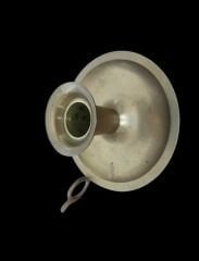 11x6 cm. Klasik Formda Pirinç Şamdan