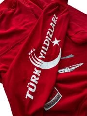 Türk Yıldızları Kapşonlu Sweat Modeli Unisex (L Beden) Sıfır Ürün