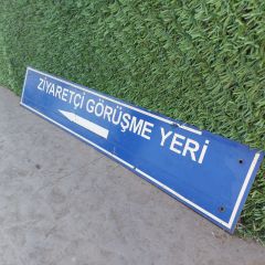 140x25 cm.Orjinal Askeri Metal Levha