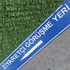 140x25 cm.Orjinal Askeri Metal Levha