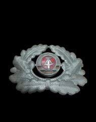 6x4.5 cm. 1973 Doğu Almanya  DDR/NVA Askeri Şapka Kokartı