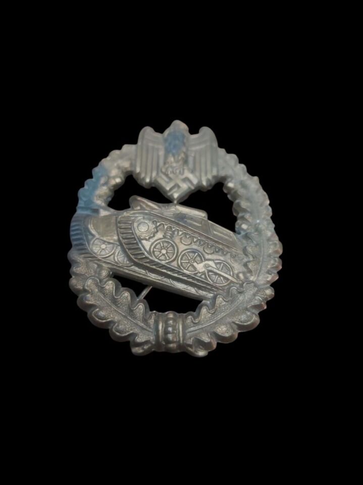6x4.5 cm. Ww2 Alman Ordusu (Heer) Panzer Birlikleri Nişancı Kordonu Kalkanı