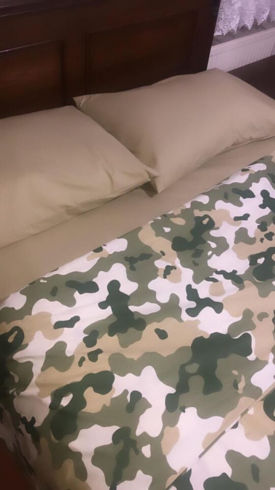 Kamuflaj Çift Kişilik Nevresim Takımı