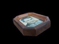 9x11.5x2 cm.1945!ler Alman Subay Ahşap Çerçeve