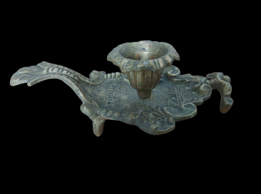 14x8 cm. Pirinç Şinanay Mumluk