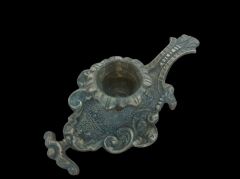 14x8 cm. Pirinç Şinanay Mumluk