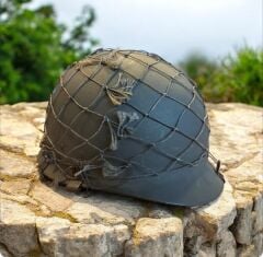 Haki Renk Alman VDN (Amerikan M1) Fileli Çelik Başlık-1 (Almanya Orjinal İthal Ürün)