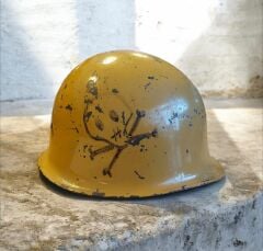 Sarı Renk Alman VDN (Amerikan M1) Çelik Başlık-3 (Almanya Orjinal İthal Ürün)