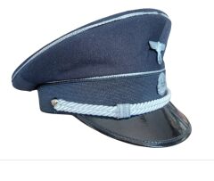 Siyah Renk Ww2 Alman Genel SS General Siperli Şapka Unisex (55-59 Numara)