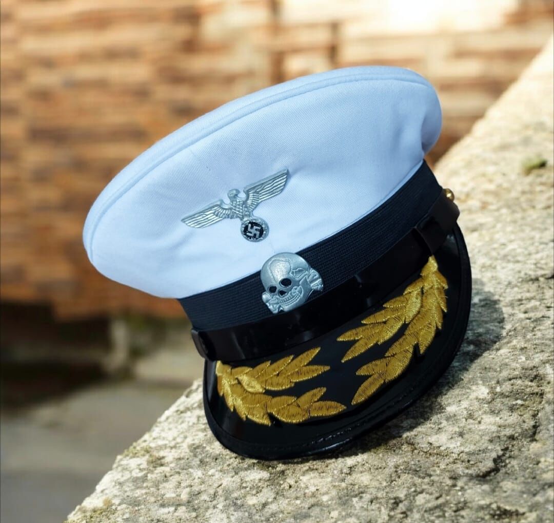 Ww2 Alman Kriegsmarine Amiral Siperli Şapka (55-59 Numara)