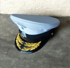 Ww2 Alman Kriegsmarine Amiral Siperli Şapka (55-59 Numara)