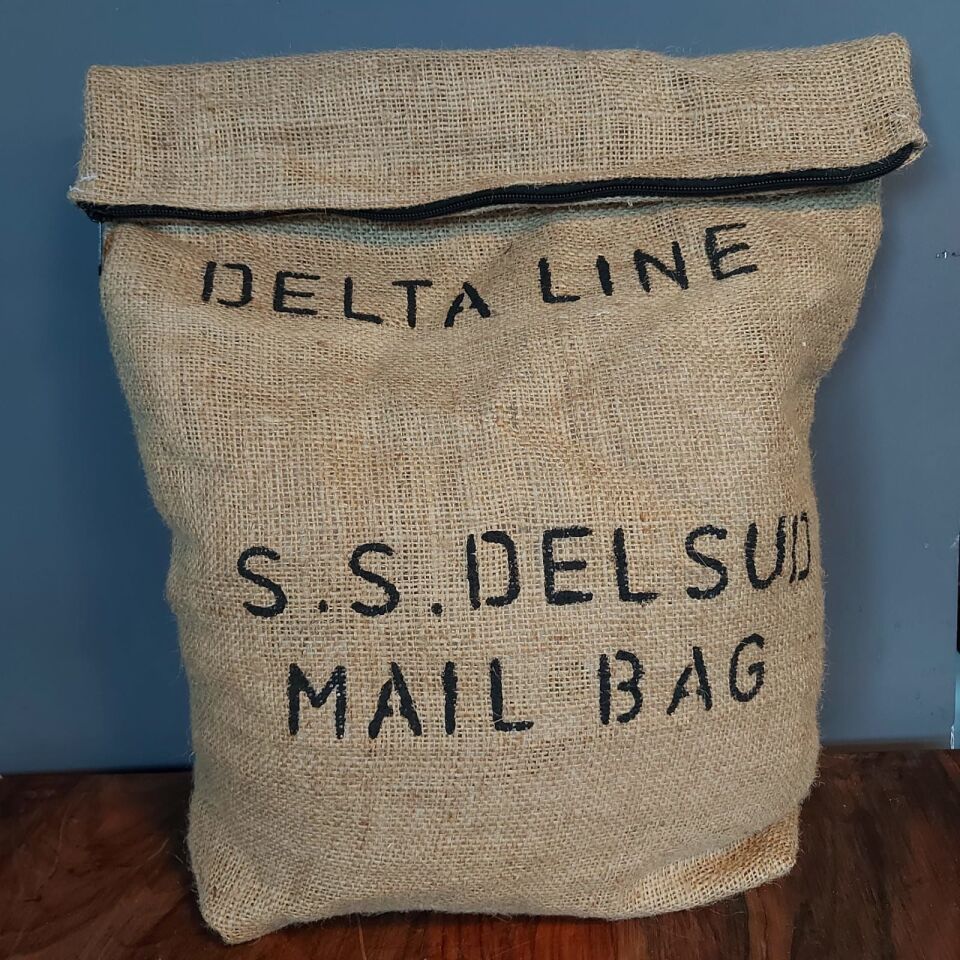 Mail Bag Fermuarlı Mini Jüt Çuval Model-1