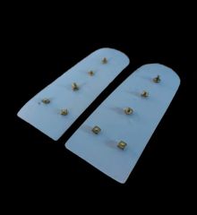 Piyade Albay Harici Rütbe (Metal-Döküm)(Çift)