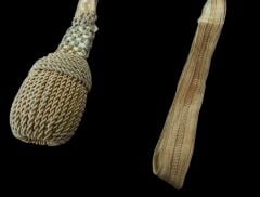 45 cm. Subay Kılıcı Püskülü (Altın Sırma İşçilik)Osmanlı Sonu Erken Cumhuriyet Dönemi