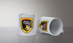 Solo Türk Logo Baskılı Beyaz Bardak (Model-25)