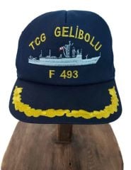 TCG Gelibolu F493 Nakış Şapka Modeli Unisex (Beden Ayarlanabilir)