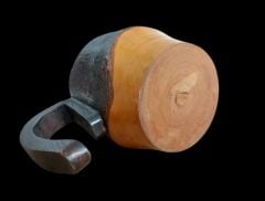 12 cm. El Yapımı Ahşap Oyma Bardak Modeli