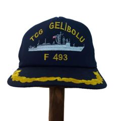 TCG Gelibolu F493 Nakış Şapka Modeli Unisex (Beden Ayarlanabilir)
