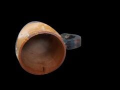 12 cm. El Yapımı Ahşap Oyma Bardak Modeli