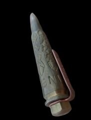 15 cm. Bosnia Sarajevo Yazılı Roller Kalem (Orjinal Pirinç Ürünlerden El Yapımı)
