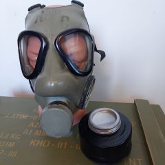 RC Damgalı 1952  Amerikan M1A1 Gaz Maskesi+60'lık Filtre