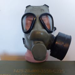 RC Damgalı 1952  Amerikan M1A1 Gaz Maskesi+60'lık Filtre