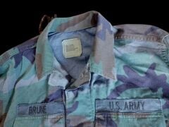 ABD Ordusu Kamuflaj Ceket/Gömlek  Unisex (S Beden XXS Çok Kısa Özel Ölçü)