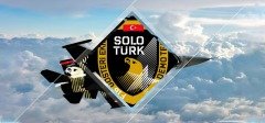Solo Türk - Uçak Baskılı Mavi Bardak (Model-6)