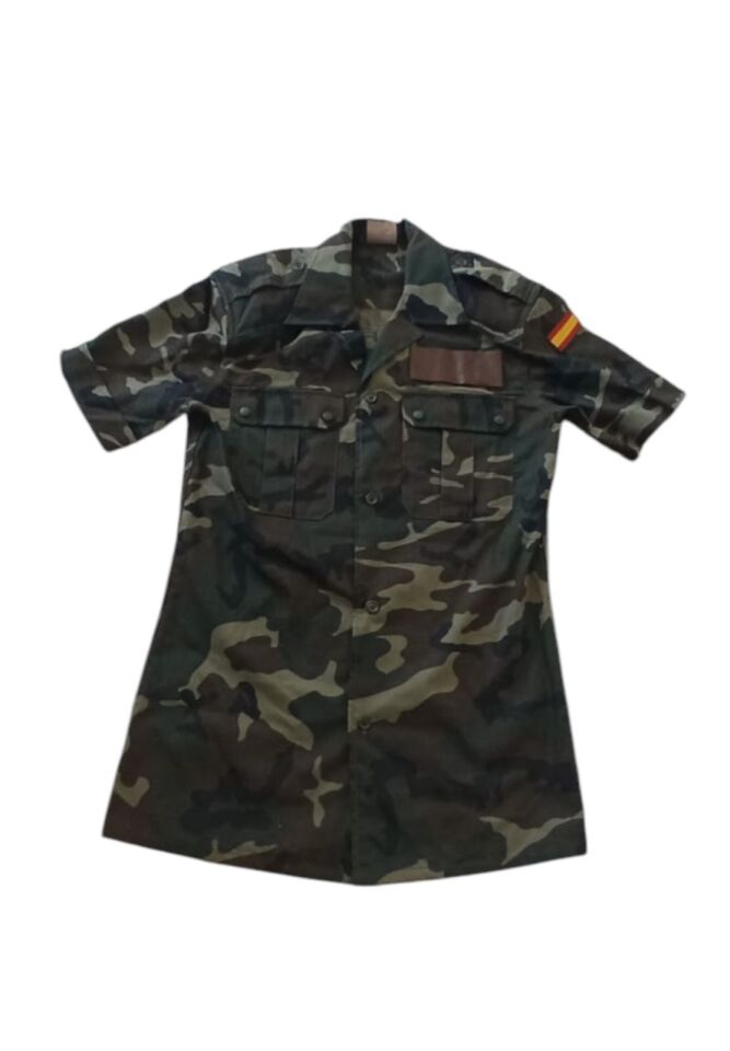 İspanyol Askeri Kısa Kol Gömlek Unisex (M-L Beden)