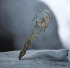 21 cm. Pirinç Kapı Tokmağı (Melek Figürlü-Eski Dönem)