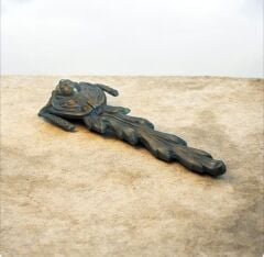 21 cm. Pirinç Kapı Tokmağı (Melek Figürlü-Eski Dönem)