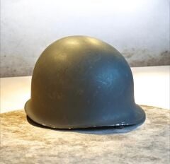 Haki Renk Alman VDN (Amerikan M1) Çelik Başlık-6 (Almanya Orjinal  İthal Ürün) Kişisel Etiketli