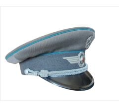 Doğu Alman NVA Luftwaffe Hava Kuvvetleri Siperlikli Şapka  (57 Numara)