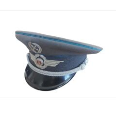 Doğu Alman NVA Luftwaffe Hava Kuvvetleri Siperlikli Şapka  (57 Numara)