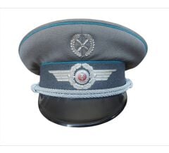 Doğu Alman NVA Luftwaffe Hava Kuvvetleri Siperlikli Şapka  (57 Numara)
