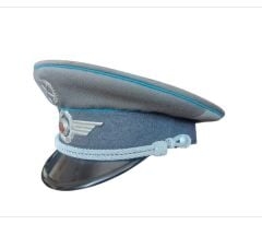Doğu Alman NVA Luftwaffe Hava Kuvvetleri Siperlikli Şapka  (57 Numara)