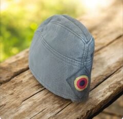 1987 Soğuk Savaş Dönemi Sonları Alman Hava Kuvvetleri (Luftwaffe) Schiffchan (Garnizon Kepi) Unisex (59 Numara)