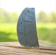 1987 Soğuk Savaş Dönemi Sonları Alman Hava Kuvvetleri (Luftwaffe) Schiffchan (Garnizon Kepi) Unisex (59 Numara)