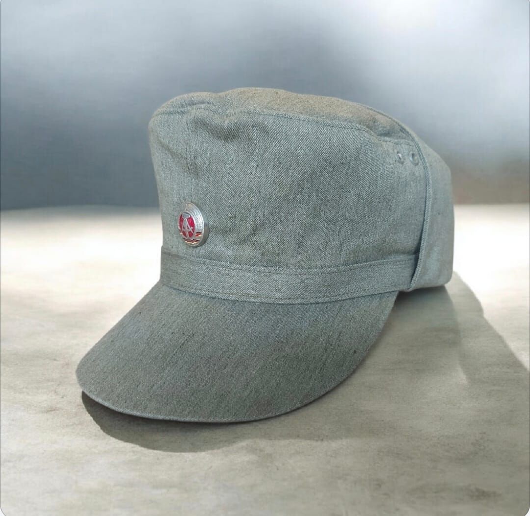 Soğuk Savaş Dönemi Doğu Almanya (DDR) Halk Ordusu (NVA) M56 Field Şapka (Feldmütze) (56 Numara)