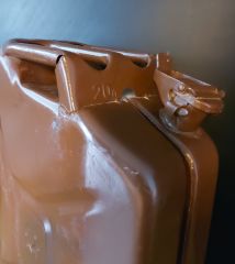 1963 Tarihli 20 Lt. Benzin Bidonu (Kahverengi)