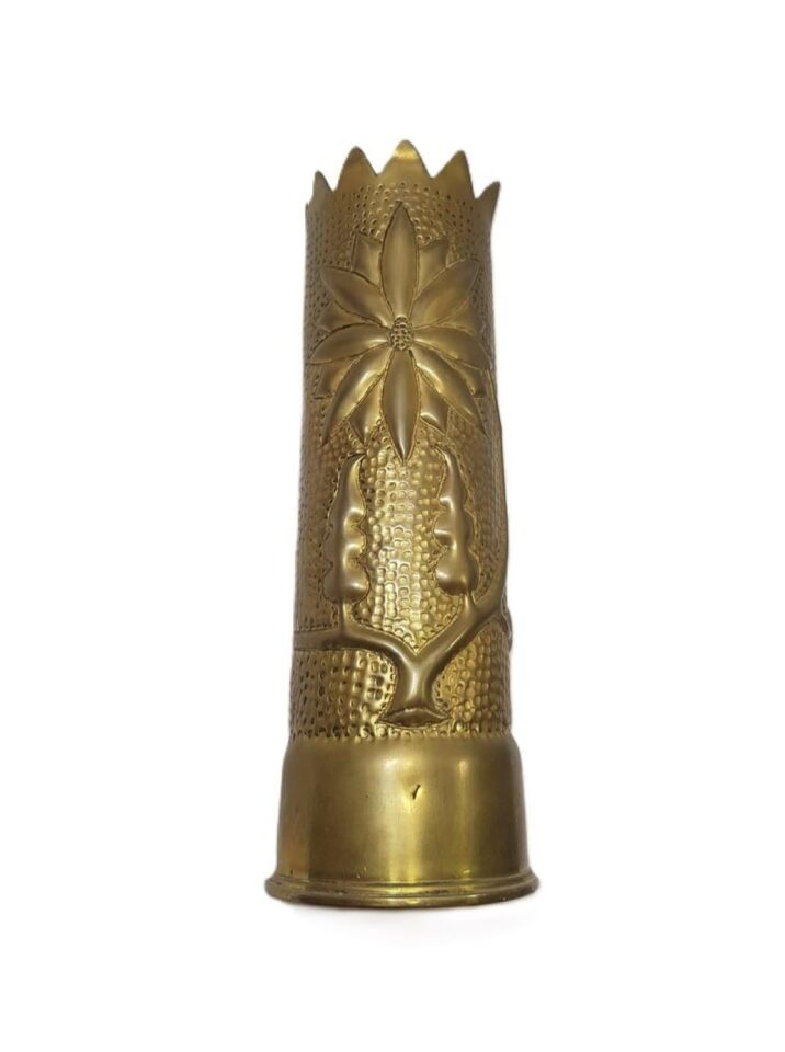 1916 Tarihli Ww1  Top Mermisi Kovanı Siper Sanatı