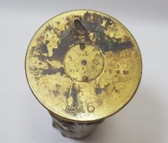1916 Tarihli Ww1  Top Mermisi Kovanı Siper Sanatı