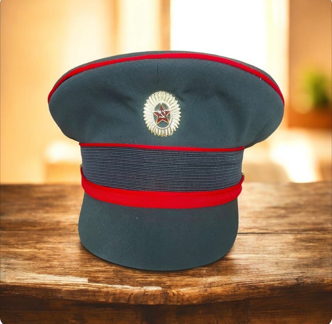 1960-1990 Sovyet Kara Kuvvetleri Şapka (55-59 Numara)