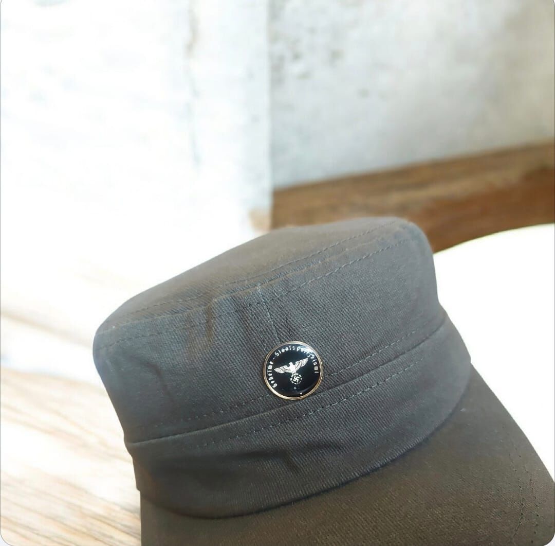 Haki Renk Kumaş Alman Model Ayarlabilir Şapka Unisex (Sıfır Ürün)