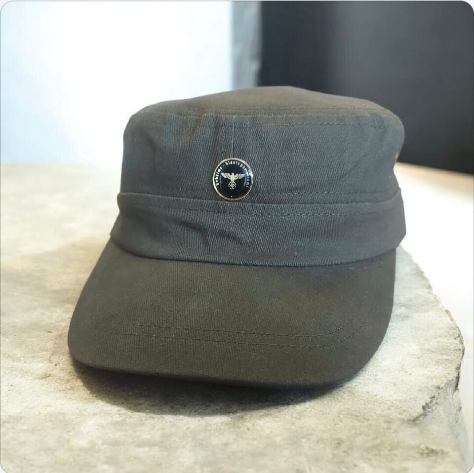 Haki Renk Kumaş Alman Model Ayarlabilir Şapka Unisex (Sıfır Ürün)