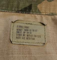 US Air Force Woodland Kamuflaj Üst (S Beden-Unisex)